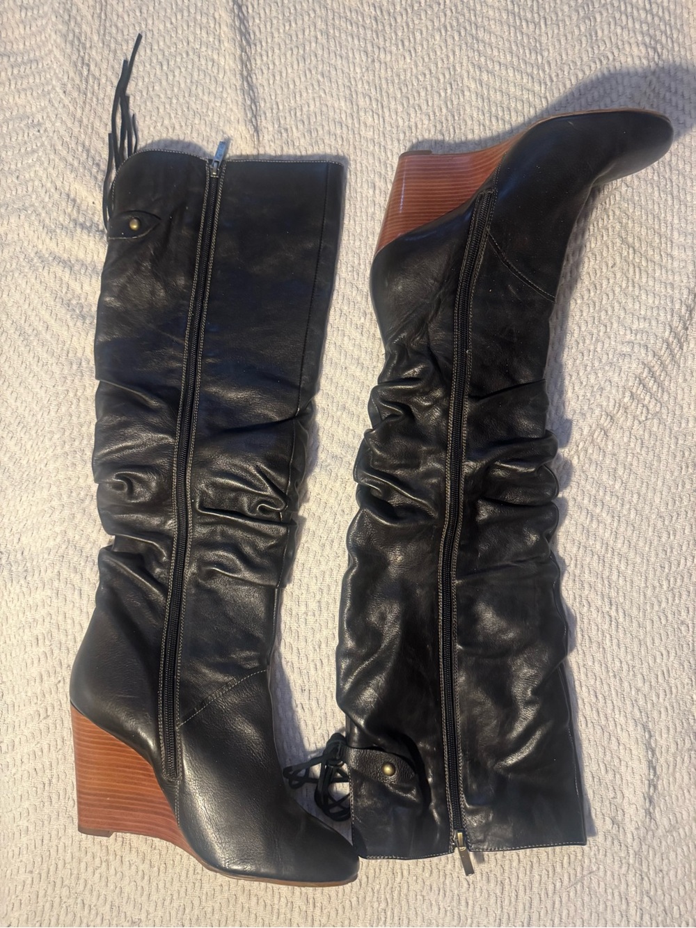 Women's Black Leather boutique9 boots